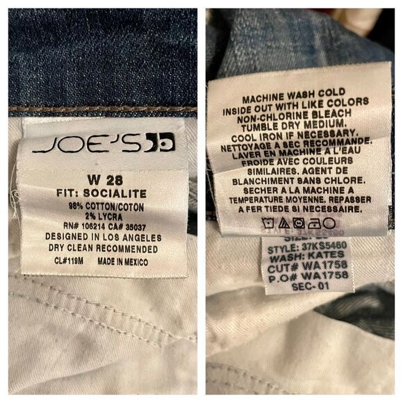 Joe’s Jeans Socialite bootcut. Size 28. - Picture 11 of 11